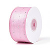 Single Face Printed Polyester & Acrylic Satin Ribbon SRIB-T009-06F-1