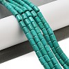 Synthetic Turquoise Beads Strands X-TURQ-G120-4x6mm-13-5