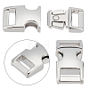 Gorgecraft 10Pcs 2 Style Alloy Adjustable Quick Side Release Buckles FIND-GF0002-27B-4