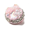 Handmade Polymer Clay Rhinestone Beads CLAY-Z005-03A-2