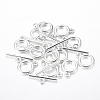 Alloy Toggle Clasps TIBE-EA774Y-S-NR-2
