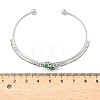 Aloy Rhinestone Cuff Bangles BJEW-H206-03P-3