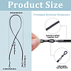 Leather Eyeglass Necklace Strap AJEW-CL0005-06A-2