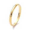 2mm Polished Plain Dome Finger Ring for Girl Women RJEW-C012-05F-G-3