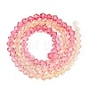 Baking Painted Glass Bead Strands DGLA-A039-T6mm-A02-2