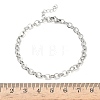 304 Stainless Steel Rolo Chain Bracelets for Women BJEW-Z152-01P-5