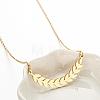 304 Stainless Steel Cutout Pendant Necklaces for Women WGF4B22-03-1