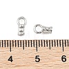 SHEGRACE Brass Cord Ends XGRQ1R177-351P-3