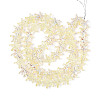 Baking Paint Electroplate Transparent Glass Beads Strands EGLA-N017-07-A05-2