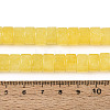 Dyed Natural White Jade Beads Strands G-T143-17E-5