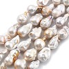 Natural Nucleated Pearl Beads Strands PEAR-B004-15K-02A-2