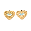 304 Stainless Steel Enamel Pendants STAS-Z190-09G-01-1