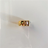 Square Alloy Resin Finger Rings FS-WG531A6-03-1