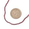 2.5MM Faceted Round Natural Tourmaline & Fluorite & Garnet & Obsidian & Lapis Lazuli Beaded Lariat Necklaces NJEW-JN05874-4