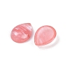 Cherry Quartz Glass Cabochons G-H094-01A-33-2