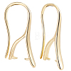 30Pcs Brass Dangle Earring Findings KK-BBC0008-54-1