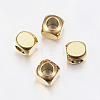Ion Plating(IP) 304 Stainless Steel Beads LS-STAS-F135-07G-5x5mm-1