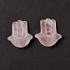 Natural Rose Quartz Cabochons G-E579-04J-3