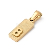 304 Stainless Steel Pendants LS-STAS-Z120-03B-G-2
