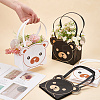 8Pcs 2 Colors Bear Bouquet Packaging Handbag Holder ABAG-BC0001-43-3