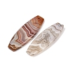 Natural Mexican Agate Pendants G-K381-20A-2