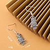 Brass & Alloy Dangle Earrings FS-WG95800-12-1