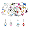 2 Bags 2 Style Alloy Angel Pendant Decoration KEYC-FH0001-28-1