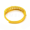 Brass Curb Chain Adjustable Rings for Women RJEW-G318-02A-G-3