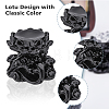 Lotus Shaped Resin Display Base Stand Holder for Crystal ODIS-WH0015-90-3