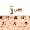 Ion Plating(IP) 304 Stainless Steel Fold Over Crimp Cord Ends STAS-P434-05D-G-3