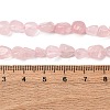 Natural Rose Quartz Beads Strands G-Q060-E21-04-3