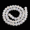 Transparent Frosted Glass Bead Strands LS-GLAA-T032-T8mm-MB13-2