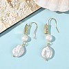 Natural Pearl Dangle & Drop Earrings EJEW-JE07425-1