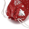 Silver Stamping Christmas Velvet Storage Bags ABAG-Q053-01A-03C-3