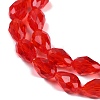 Transparent Imitation Jade Glass Beads Strands GLAA-N005-T6mm-D12-3