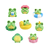1Set Resin Frog Display Decoration AJEW-FS0001-24-1