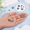 12Pcs 2 Styles Natural Abalone Shell/Paua Shell Beads SHEL-TA0001-40-6