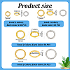 Alloy Closed Jump Rings FIND-PH0038-81-2