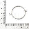 304 Stainless Steel Open Back Bezel Connector Charms STAS-B126-05F-P-3