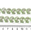 Transparent Electroplate Glass Beads Strands EGLA-N012-06C-4