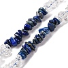 Natural Quartz Crystal & Lapis Lazuli Beads Strands G-L610-A04-01-1