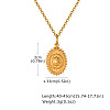 304 Stainless Steel Pendant Necklaces for Women WG8B2D1-02-1