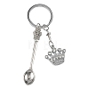 Tibetan Style Alloy Keychains KEYC-YW00266-1