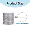 2 Rolls Round PET Metallic Thread MCOR-TADJ0001-01D-02-3