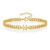 Letter 304 Stainless Steel Link Bracelets FS-WG7830E-12-1