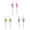 Acrylic Dangle Earrings EJEW-JE06938-2