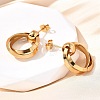 201 Stainless Steel Earrings EJEW-Q026-02G-A-3