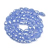 Opaque Solid Color Electroplate Glass Beads Strands EGLA-N013-J6mm-B06-2