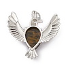 Natural Tiger Eye Pendants G-P484-05P-03-3