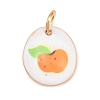 304 Stainless Steel Enamel Pendants STAS-L312-03G-01-1